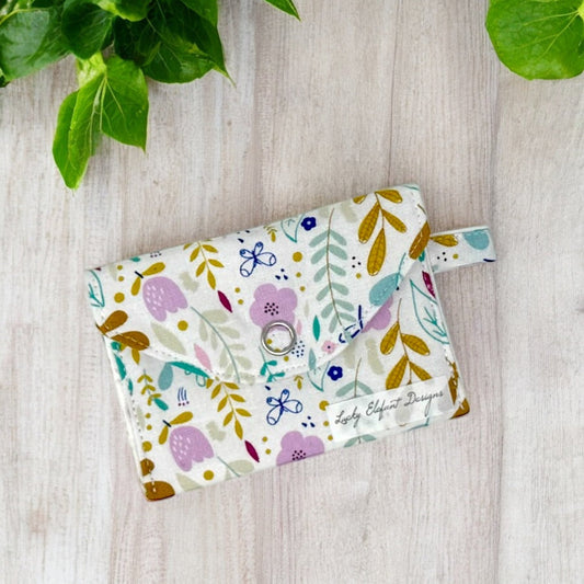 Whimsical Floral AirPods Pouch - Lucky Elefant Designs