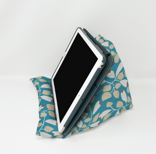 Teal Rose Pillow Stand - Lucky Elefant Designs