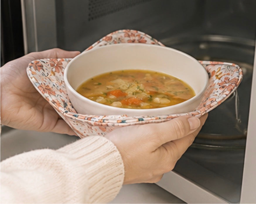 Floral Microwave Bowl Cozies