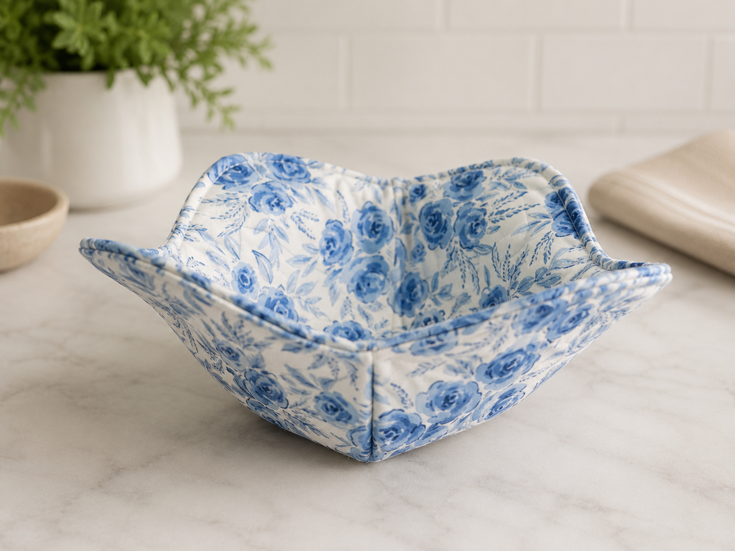 Floral Microwave Bowl Cozies