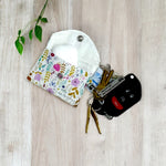 Load image into Gallery viewer, Orange Daisy Print AirPods Case Pouch
