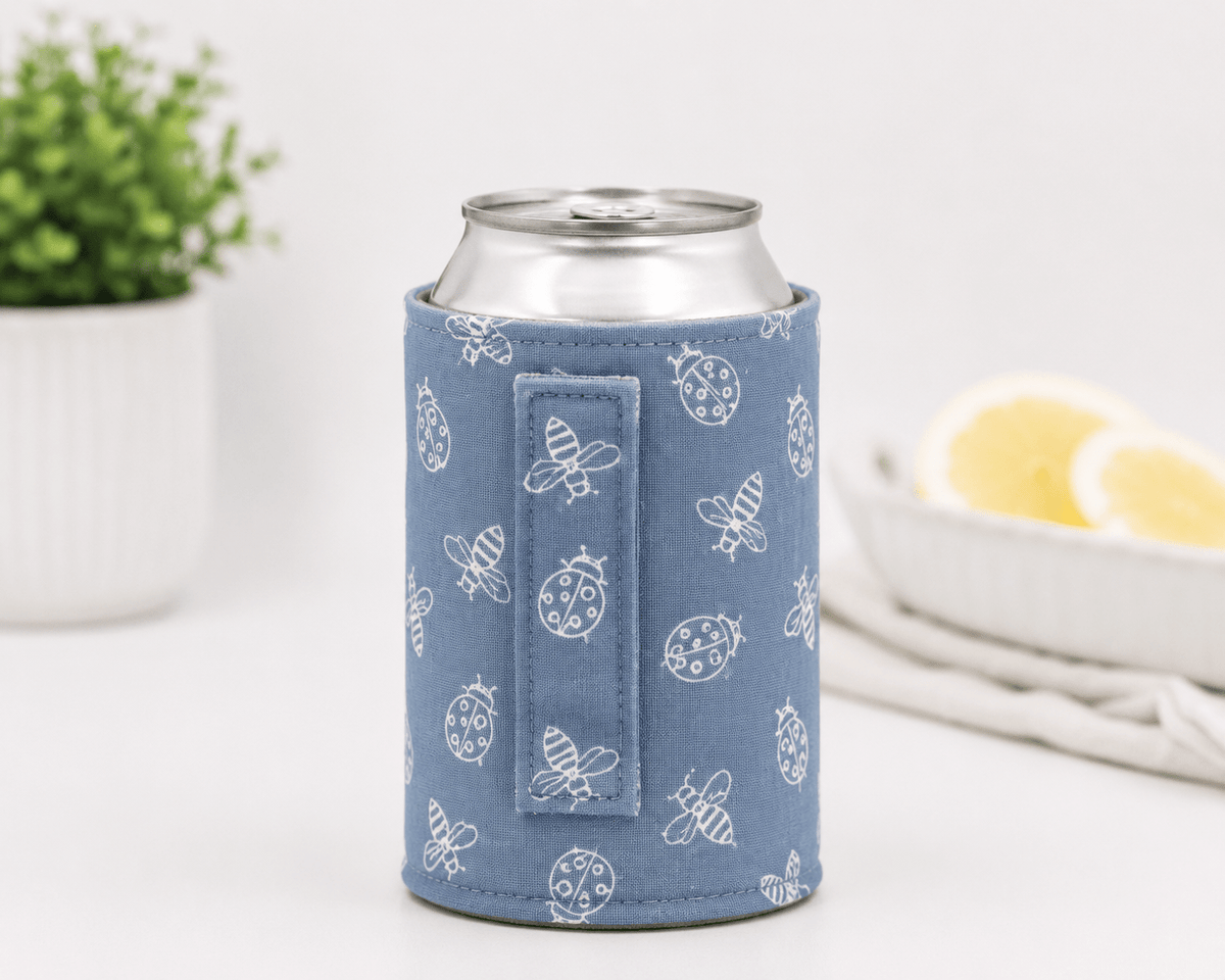 Adjustable Fabric Can Cozy - Lucky Elefant Designs