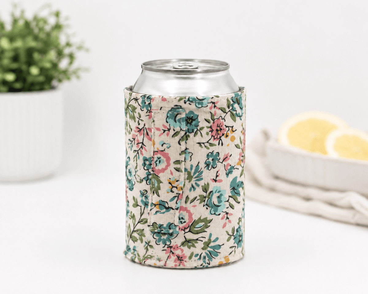 Adjustable Fabric Can Cozy - Lucky Elefant Designs