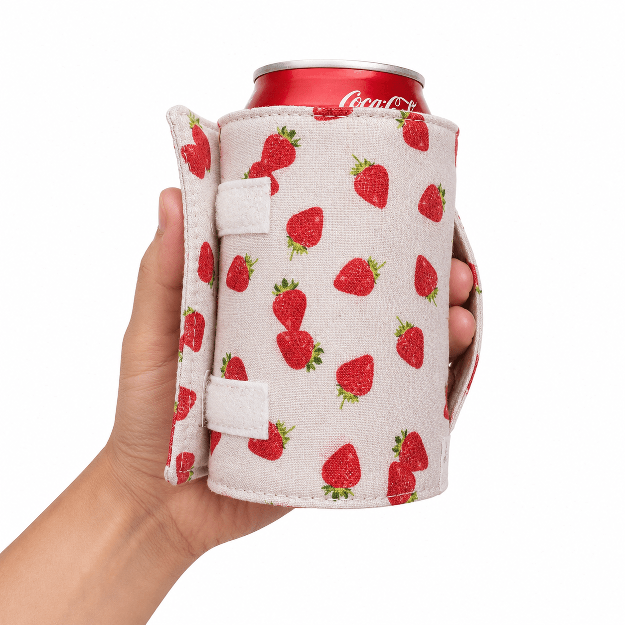 Adjustable Fabric Can Cozy - Lucky Elefant Designs