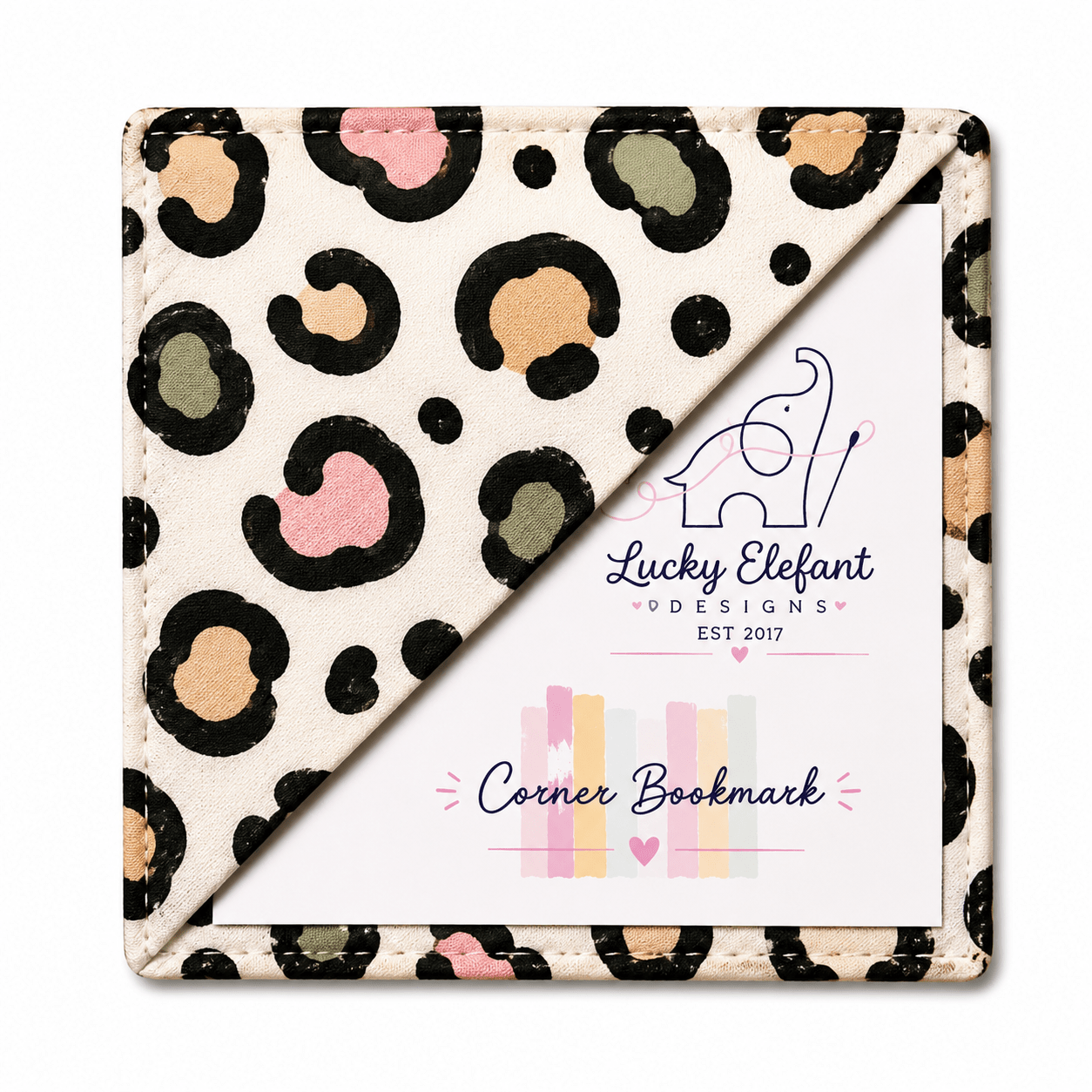 Animal Print Corner Bookmarks - Lucky Elefant Designs