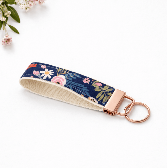 Blue Rainforest Key Fob Bracelet - Lucky Elefant Designs