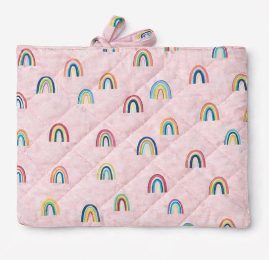 Colorful Rainbow Book Tablet Sleeve - Lucky Elefant Designs