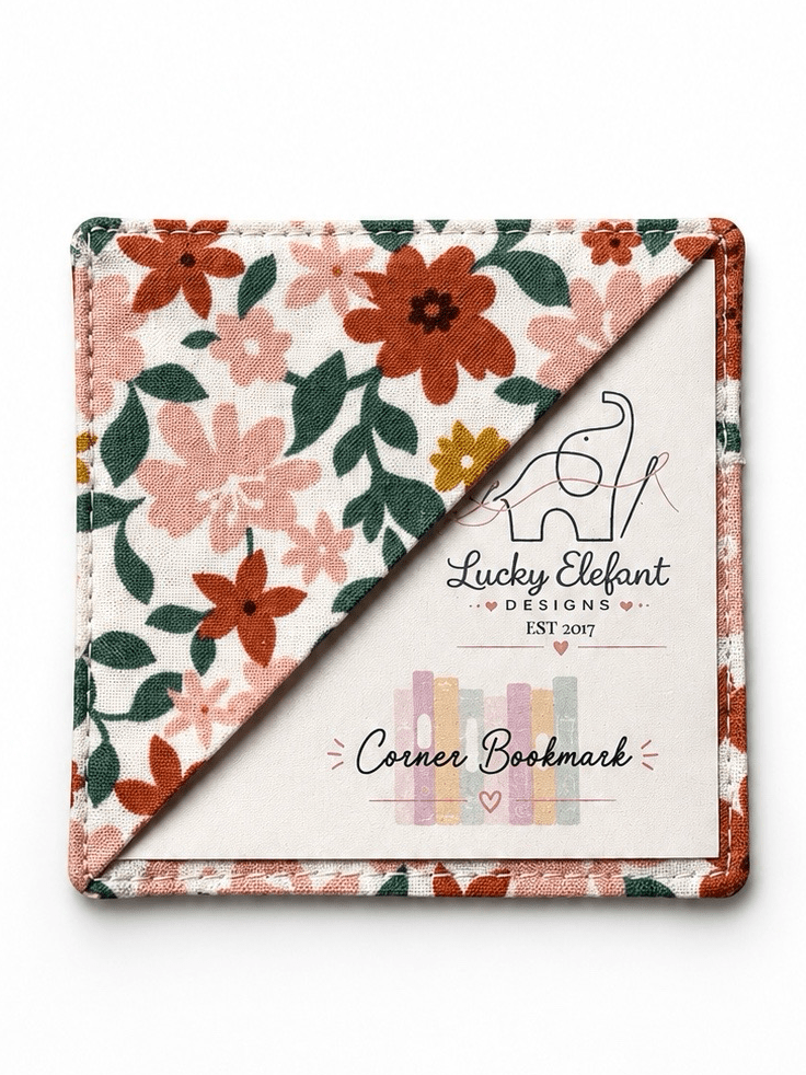 Floral Corner Bookmarks - Lucky Elefant Designs