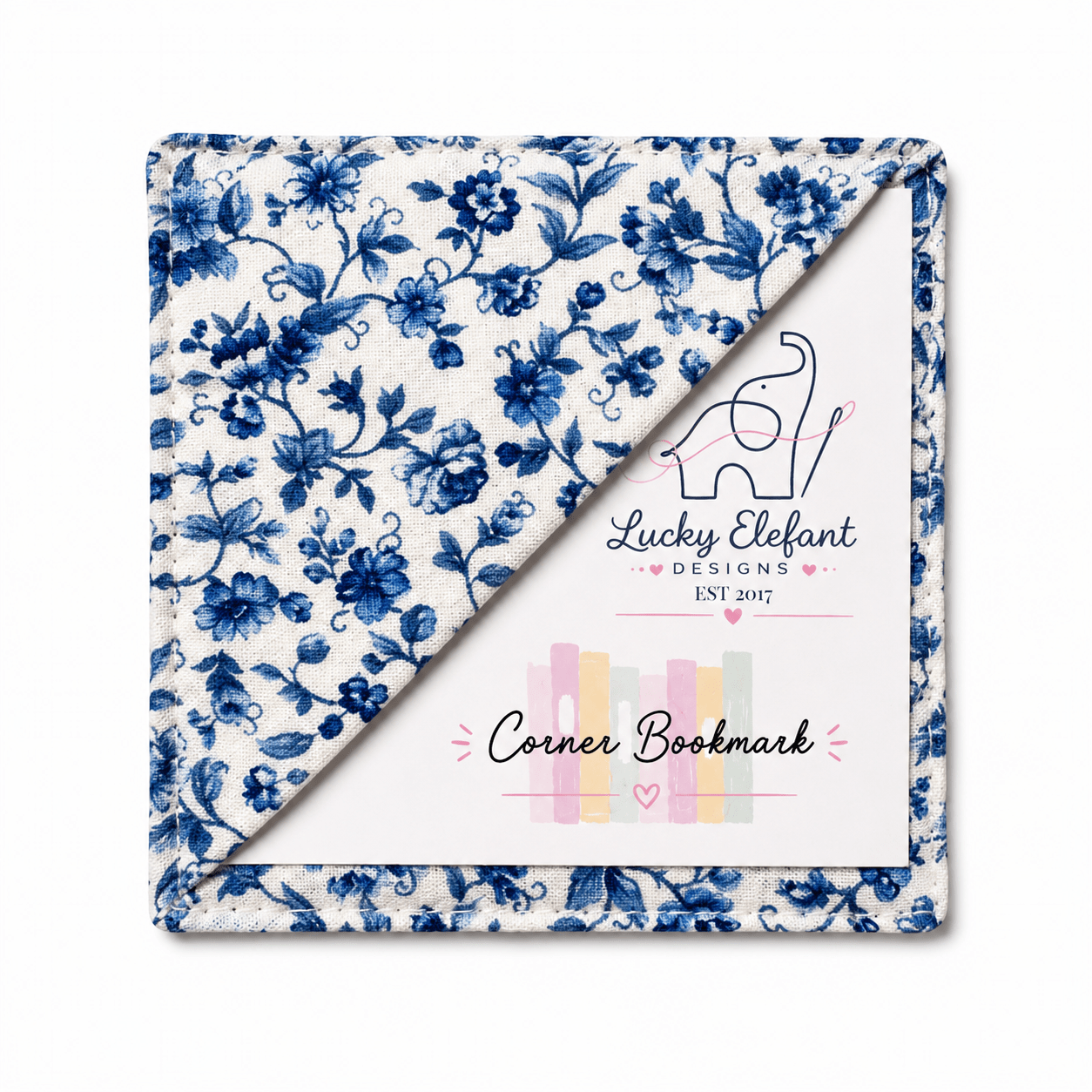 Floral Corner Bookmarks - Lucky Elefant Designs
