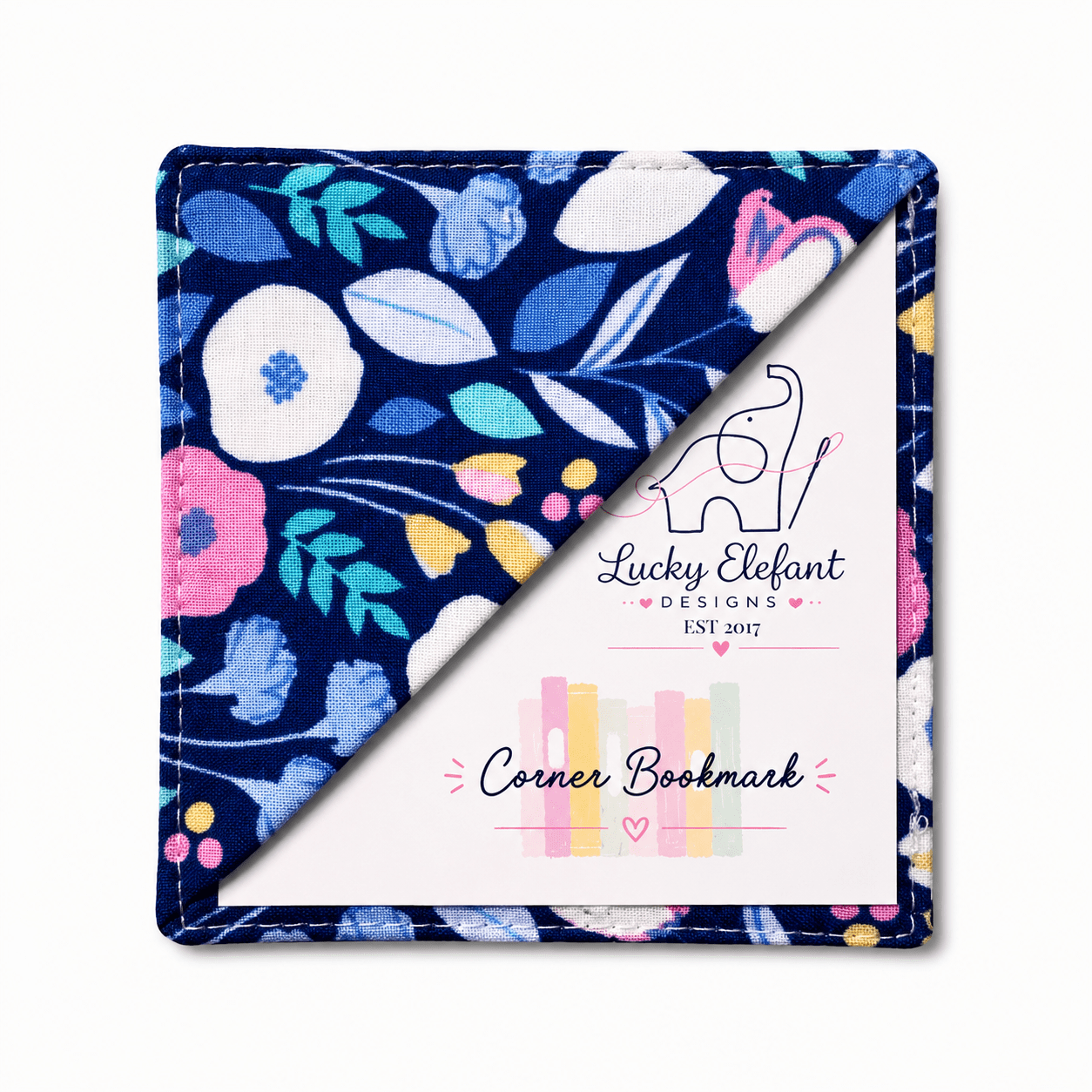 Floral Corner Bookmarks - Lucky Elefant Designs