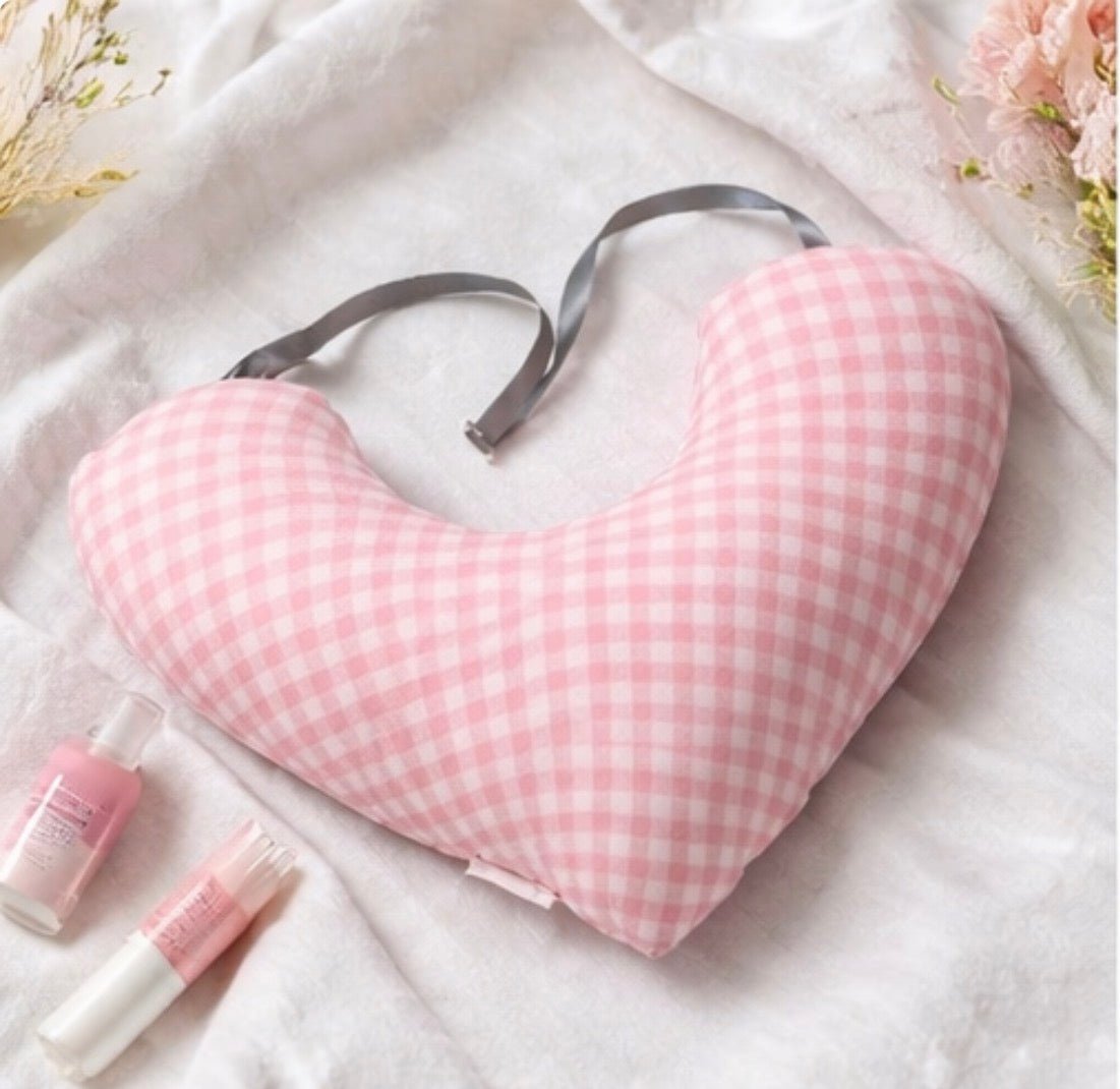 Lumpectomy Heart Pillow for Under Arm Support - Post Breast Surgery Comfort Pillow - Lucky Elefant Designs