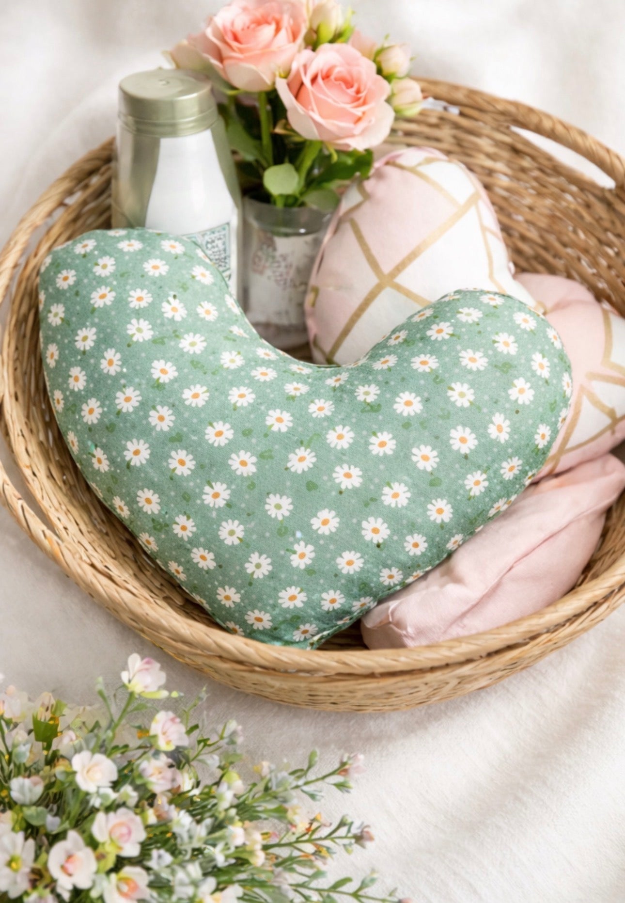 Lumpectomy Heart Pillow for Under Arm Support - Post Breast Surgery Comfort Pillow - Lucky Elefant Designs