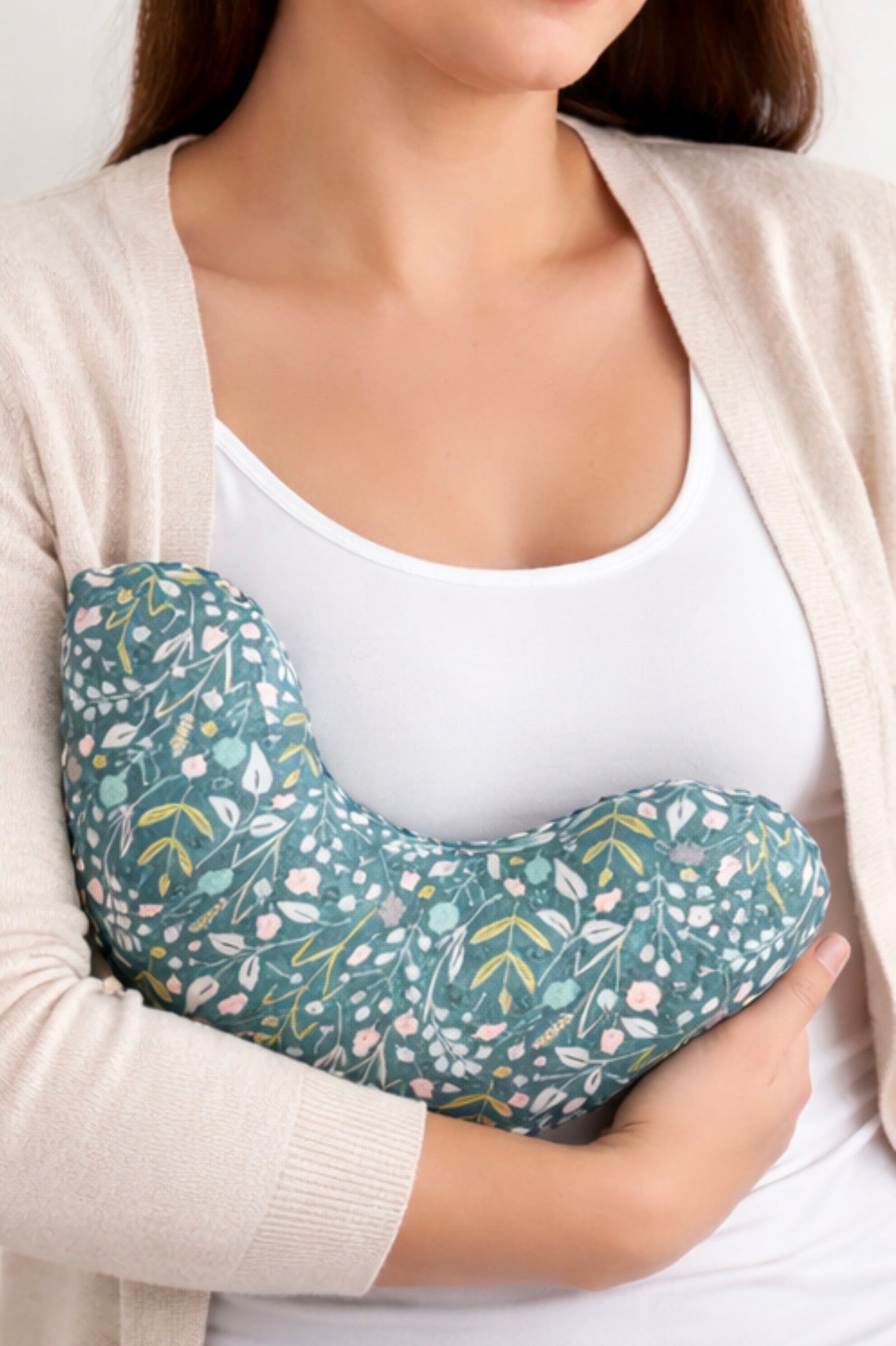 Lumpectomy Heart Pillow for Under Arm Support - Post Breast Surgery Comfort Pillow - Lucky Elefant Designs