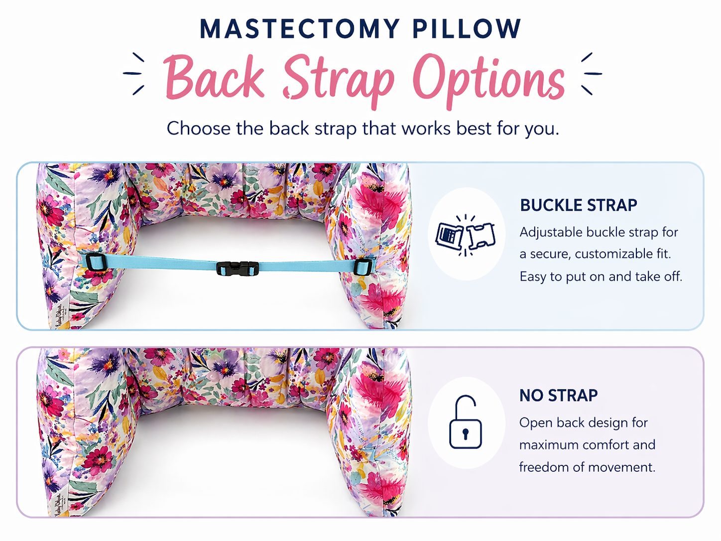 Supportive Mastectomy Pillow for Post - Surgery Comfort - Lucky Elefant Designs