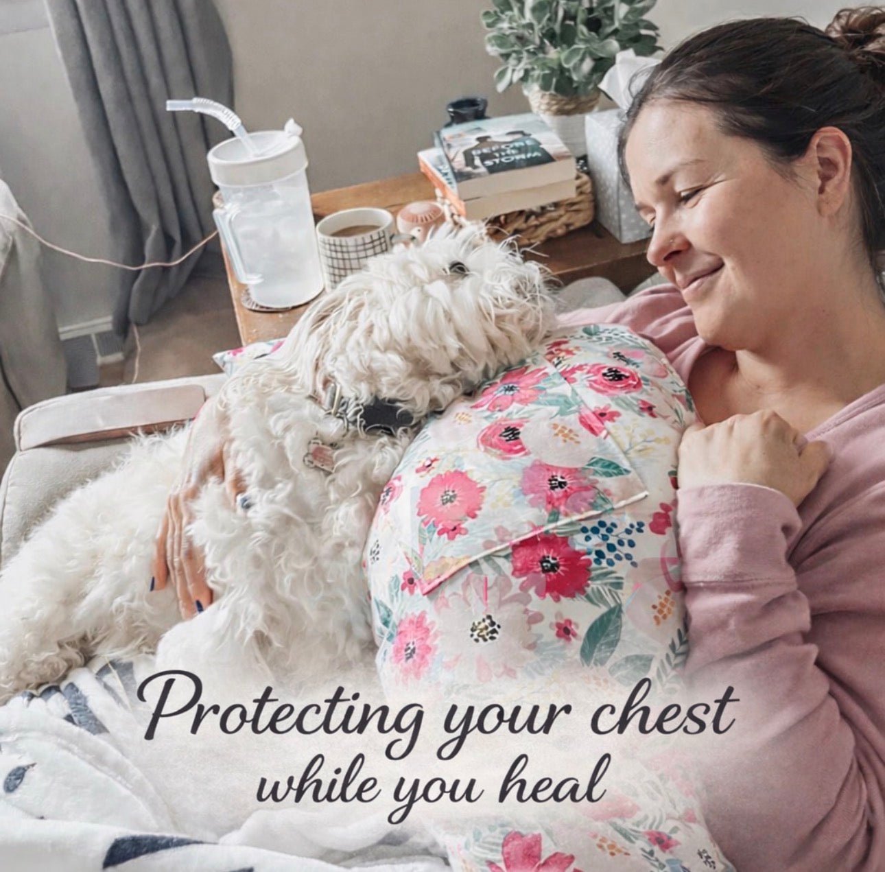 Supportive Mastectomy Pillow for Post - Surgery Comfort - Lucky Elefant Designs