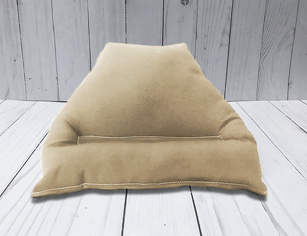 Tan Solid Pillow Stand