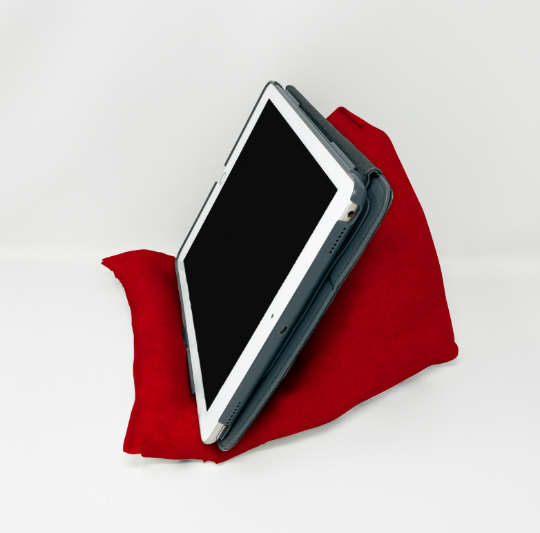 Red Solid Pillow Stand