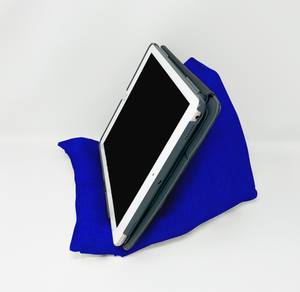 Blue Solid Pillow Stand