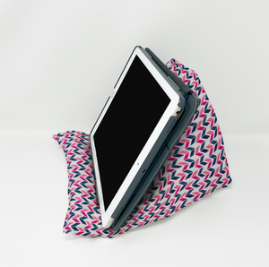 Pink Blue Braided Pillow Stand