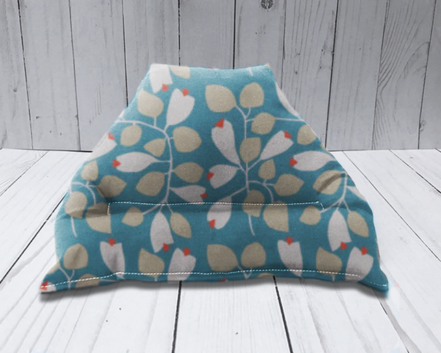 Teal Rose Pillow Stand