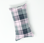 Load image into Gallery viewer, Pink Plaid Port Seatbelt Pillow
