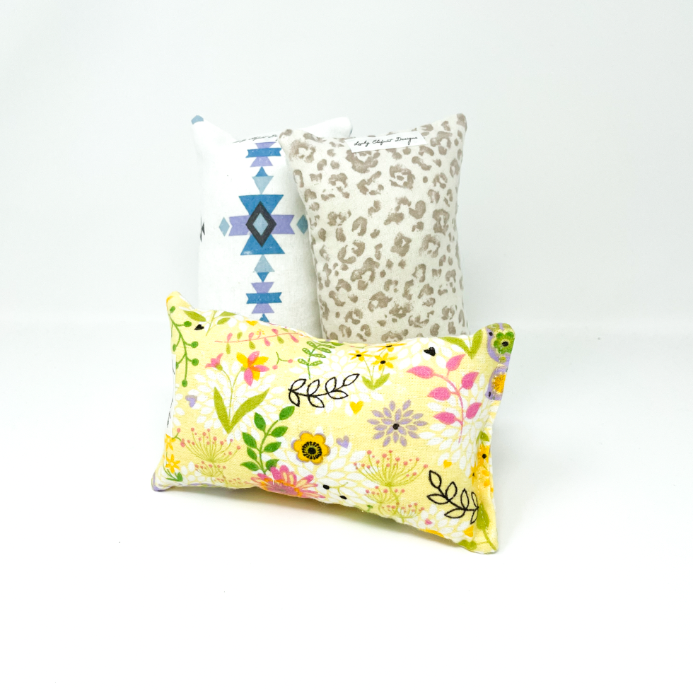 Pink Floral Port Seatbelt Pillow