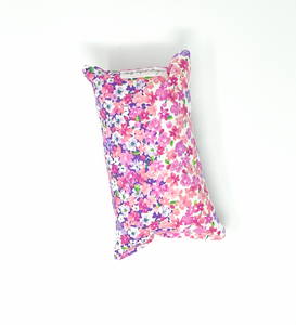 Pink Floral Port Seatbelt Pillow