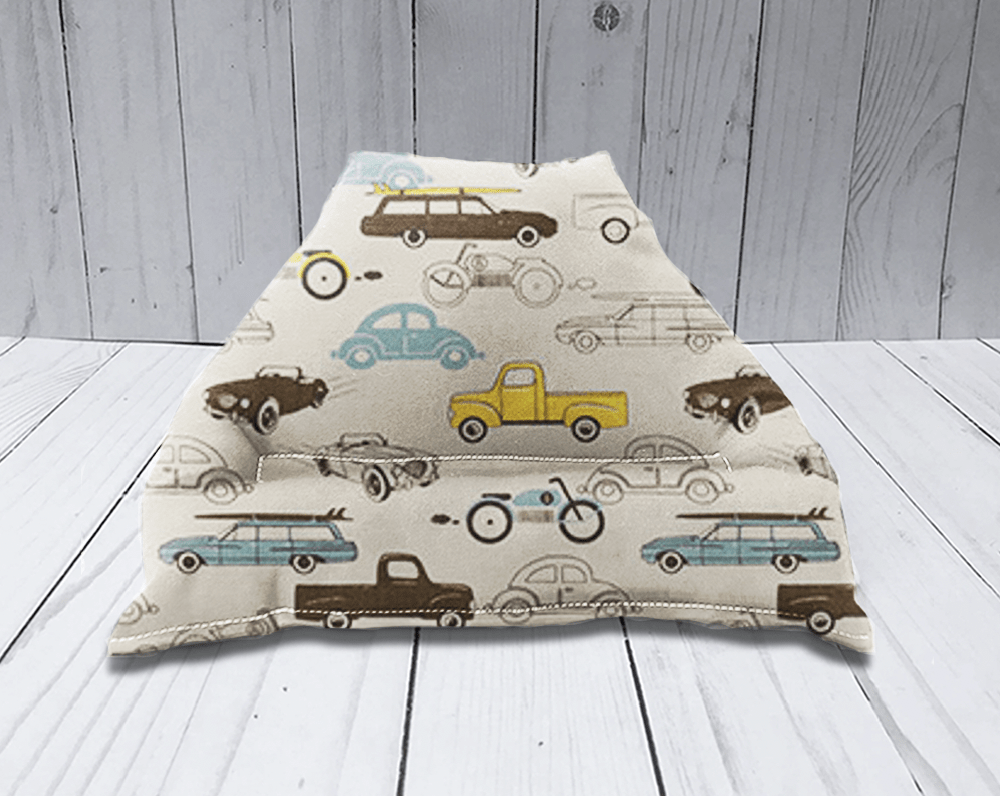Canvas Tan Car Pillow Stand - Lucky Elefant Designs