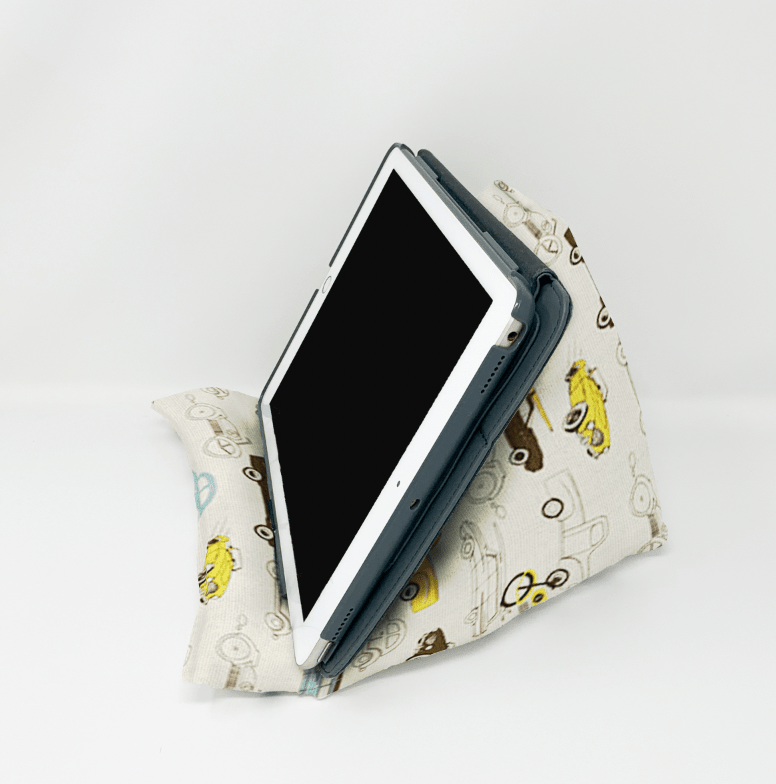 Canvas Tan Car Pillow Stand - Lucky Elefant Designs