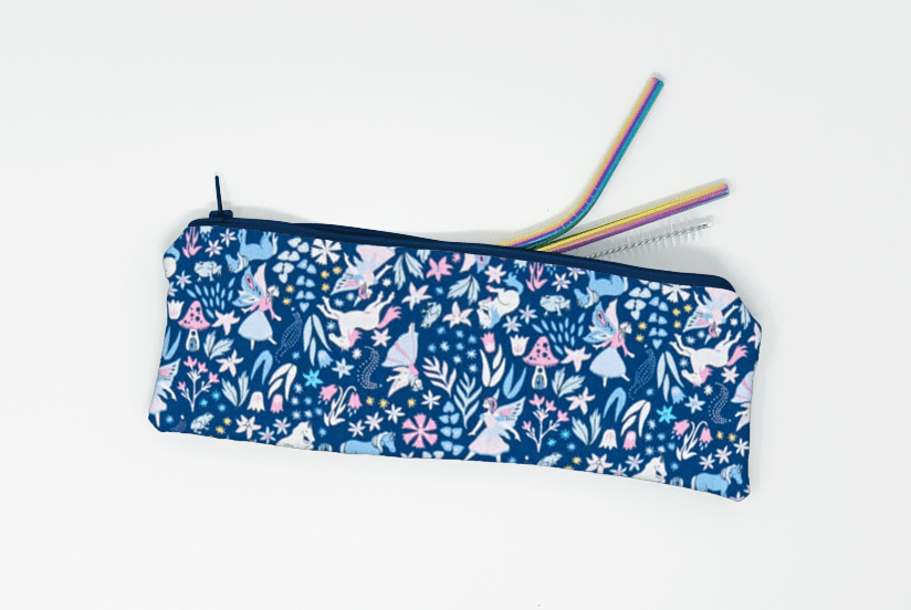 Fairytale Straw Pouch - Lucky Elefant Designs