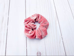 Load image into Gallery viewer, Rose Gold Velvet Scrunchie
