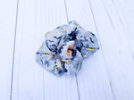 Load image into Gallery viewer, Gray Halloween Scrunchie
