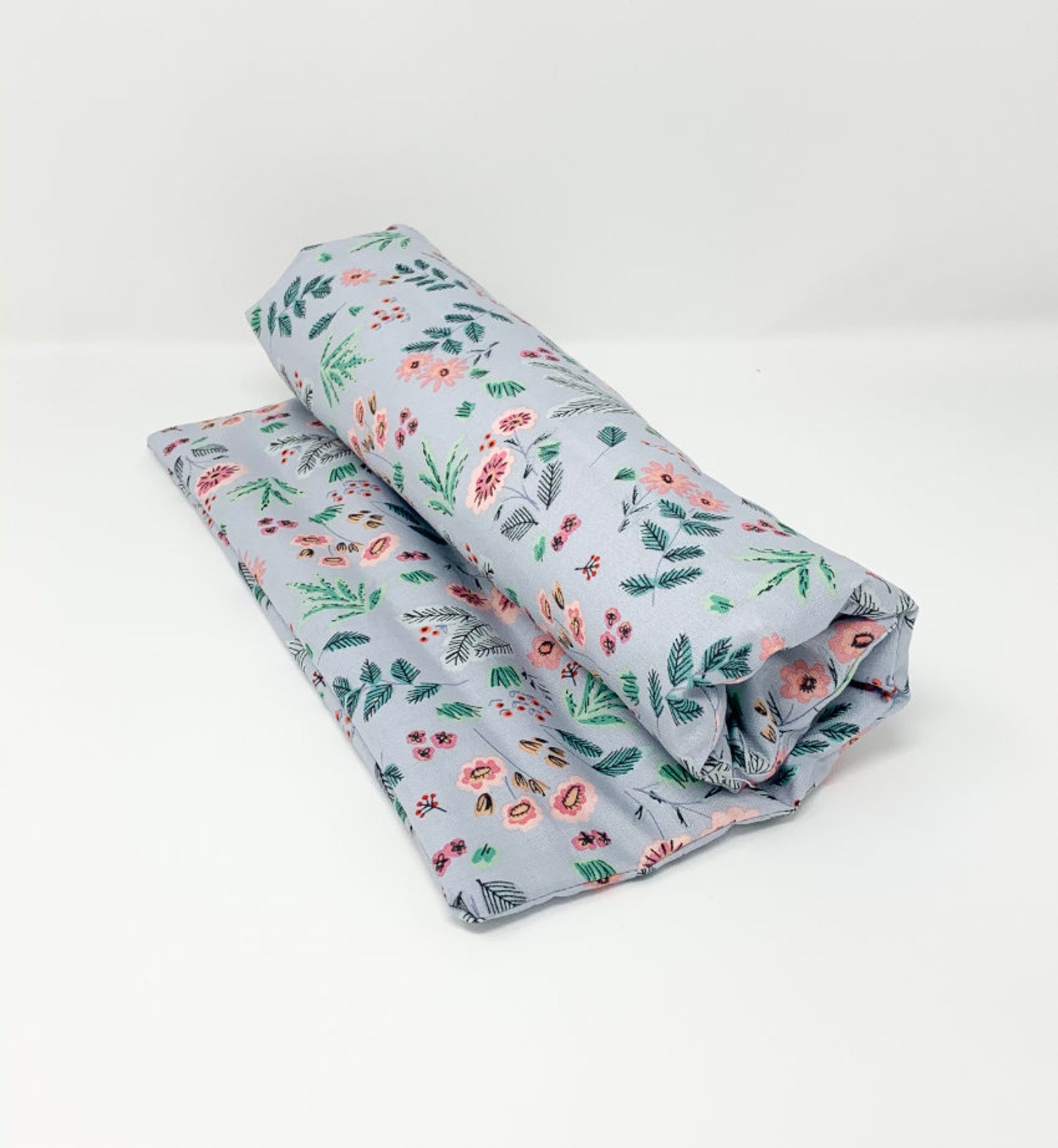 Gray Floral Heating Pad