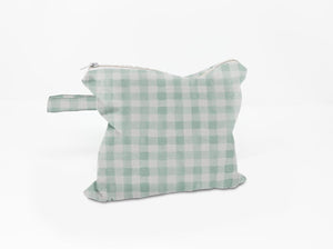 Green Plaid Wet Dry Bag