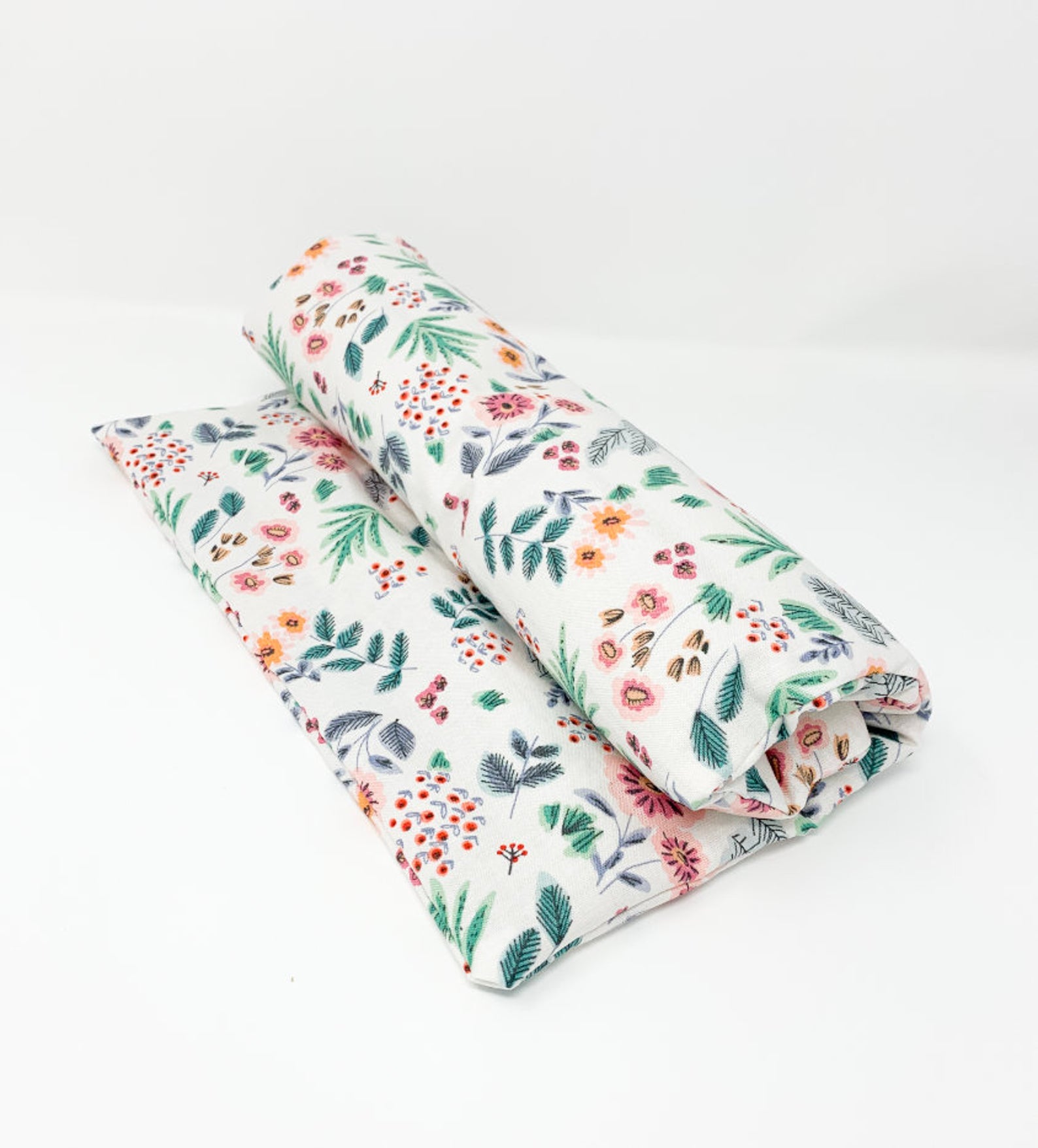 White Floral Heating Pad