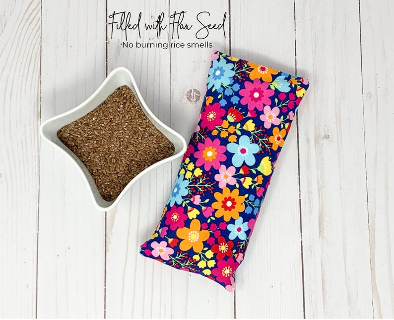 Olive Floral Roses Heating Pad