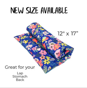 Gray Floral Heating Pad