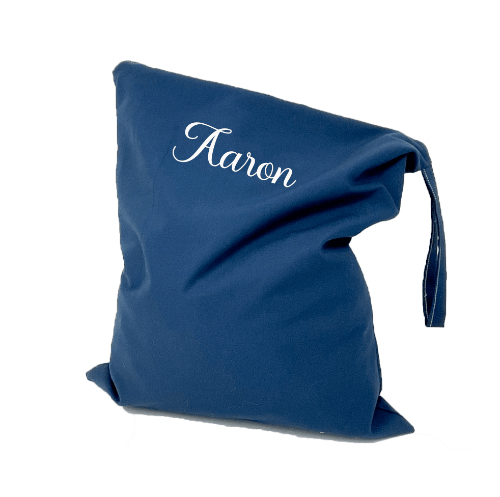Navy Blue Wet Dry Bag - Lucky Elefant Designs