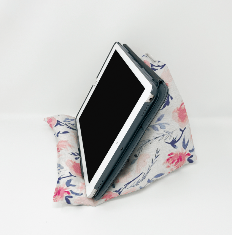 Pink Floral Pillow Stand - Lucky Elefant Designs