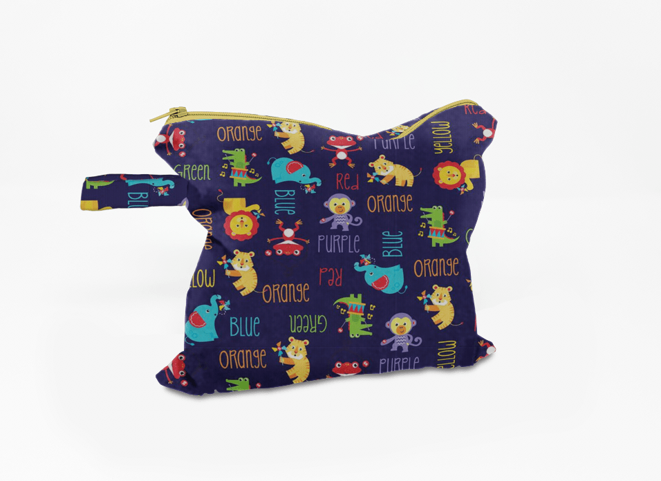 Preschool Toys Wet Dry Bag - Lucky Elefant Designs