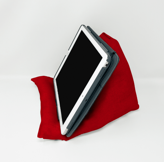 Red Solid Pillow Stand - Lucky Elefant Designs