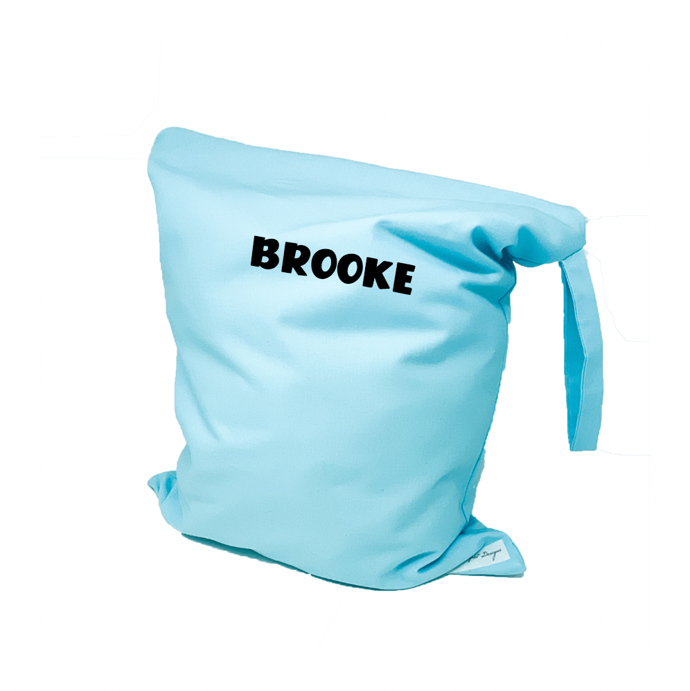 Robin Egg Blue Wet Dry Bag - Lucky Elefant Designs