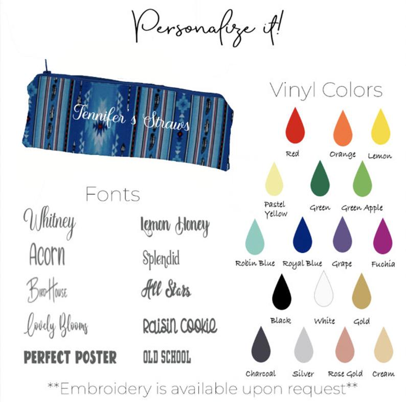 Shark Straw Pouch - Lucky Elefant Designs