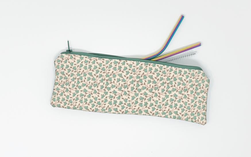 Tulip Straw Pouch - Lucky Elefant Designs